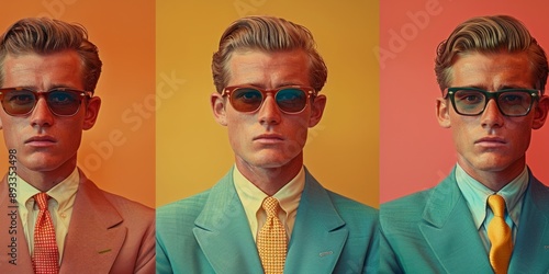 Retro Vintage Men - Stylish and Timeless Fashion Photography photo