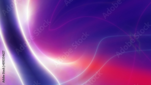 background neon line wave illustration