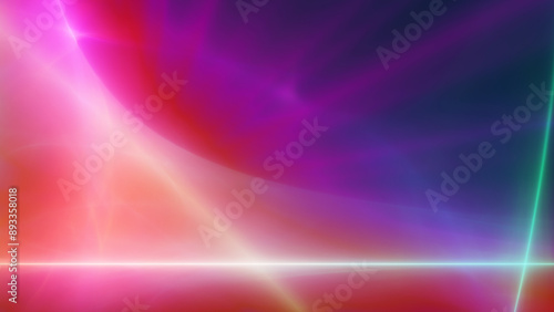 background neon line wave illustration