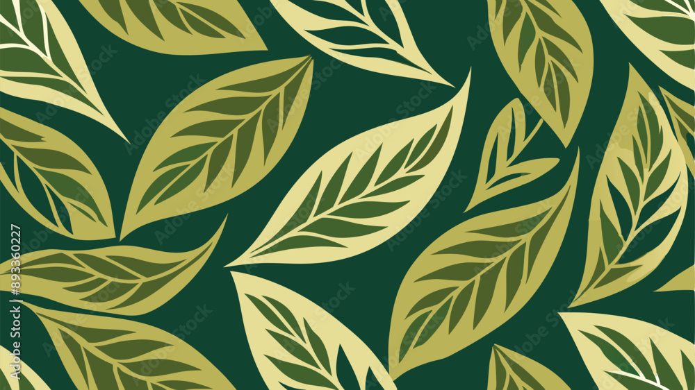 leaves Elegant seamless pattern. leaves seamless pattern background vector leaves Elegant seamless pattern. leaves seamless pattern background vector