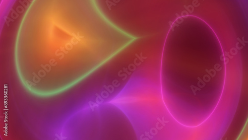 background neon line wave illustration