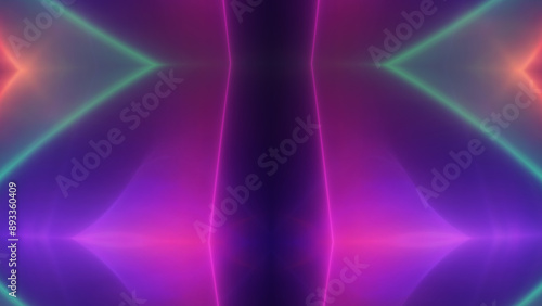 background neon line wave illustration