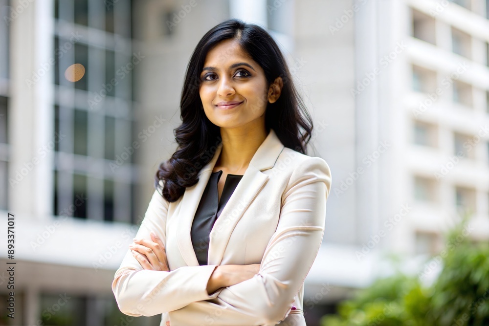 Confident Indian Businesswoman in Formal Attire, Standing with a Professional Pose
Confident Indian Businesswoman in Formal Attire, Standing with a Professional Pose