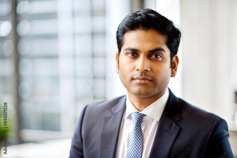 Professional Indian Man in Office Setting, Dressed in Business Suit with a Serious Expression
Professional Indian Man in Office Setting, Dressed in Business Suit with a Serious Expression