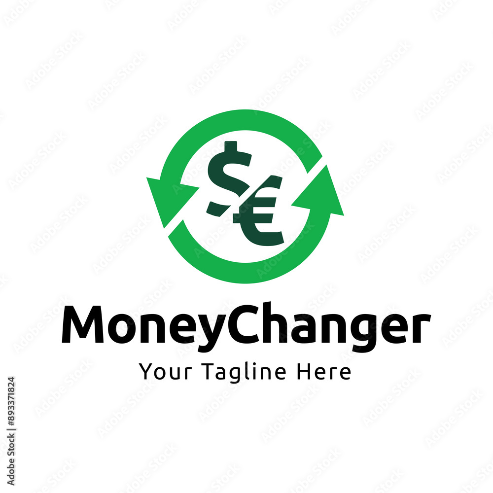 Money Changer Logo Template Design Vector Money Changer Logo Template Design Vector
