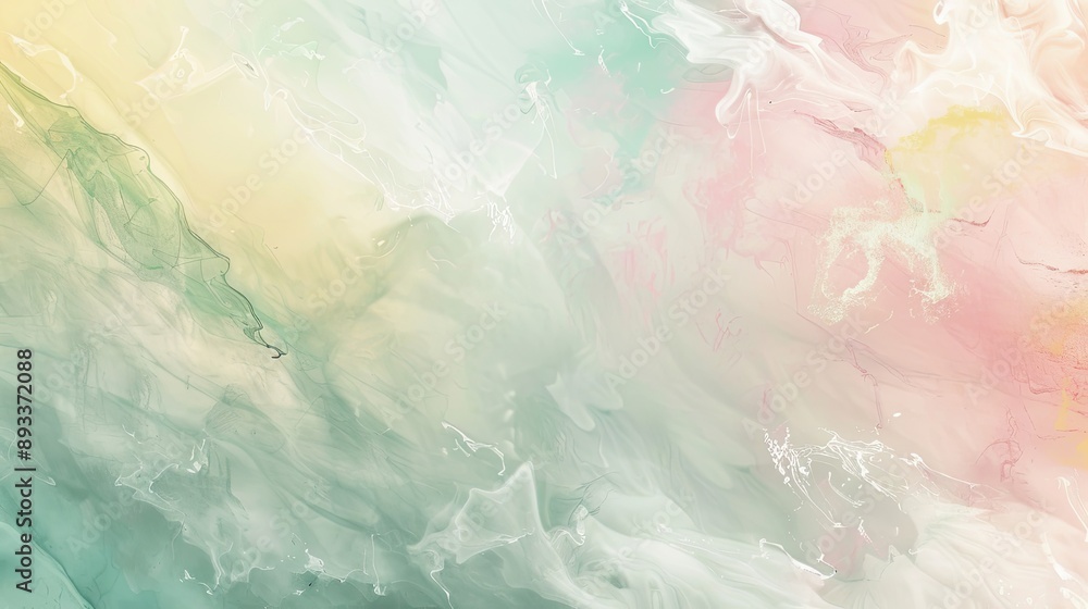 Ethereal background featuring soft pastel strokes and shimmering overlays Ethereal background featuring soft pastel strokes and shimmering overlays