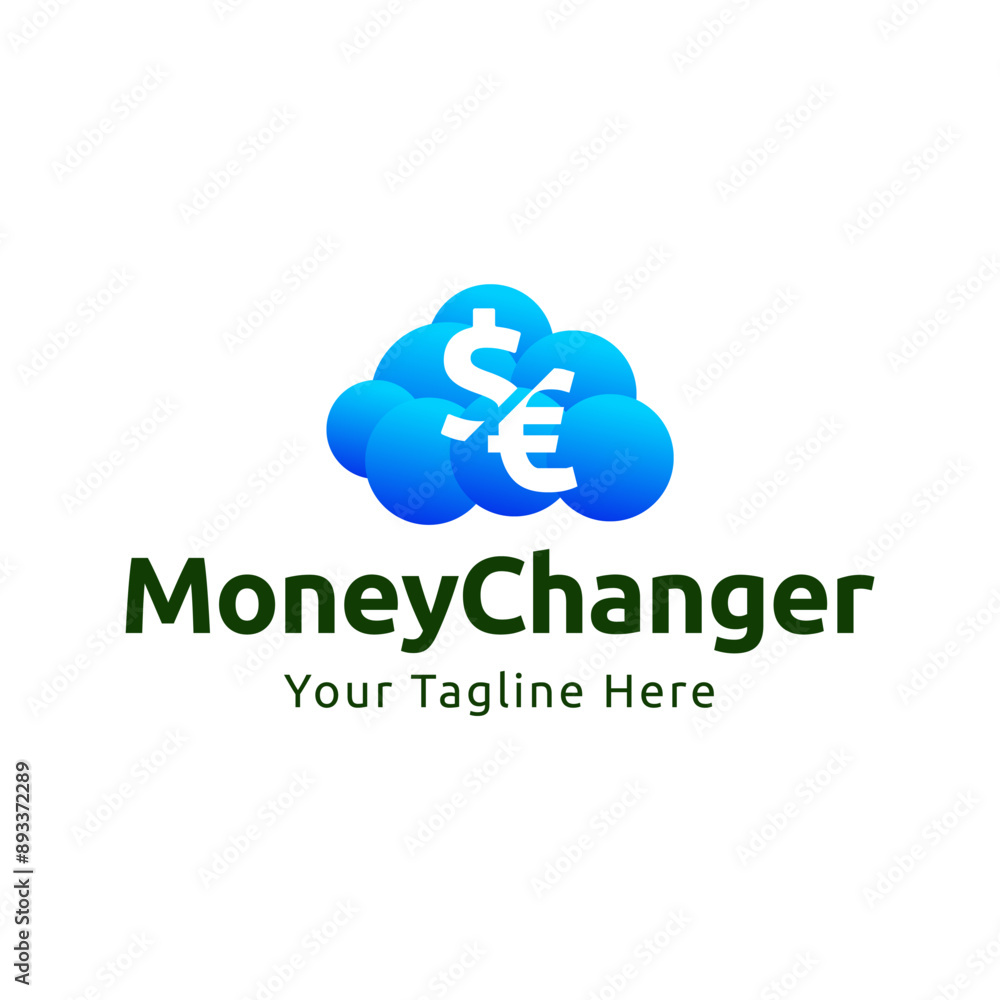 Money Changer Logo Template Design Vector Money Changer Logo Template Design Vector