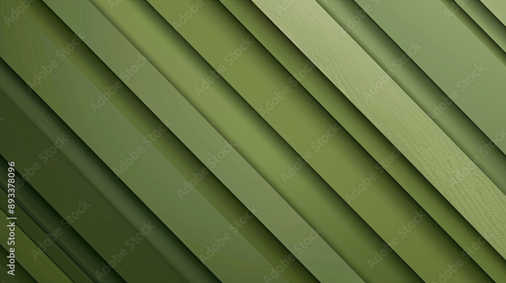 Obraz premium Olive green wallpaper with natural diagonal stripes conveying calmness in the background