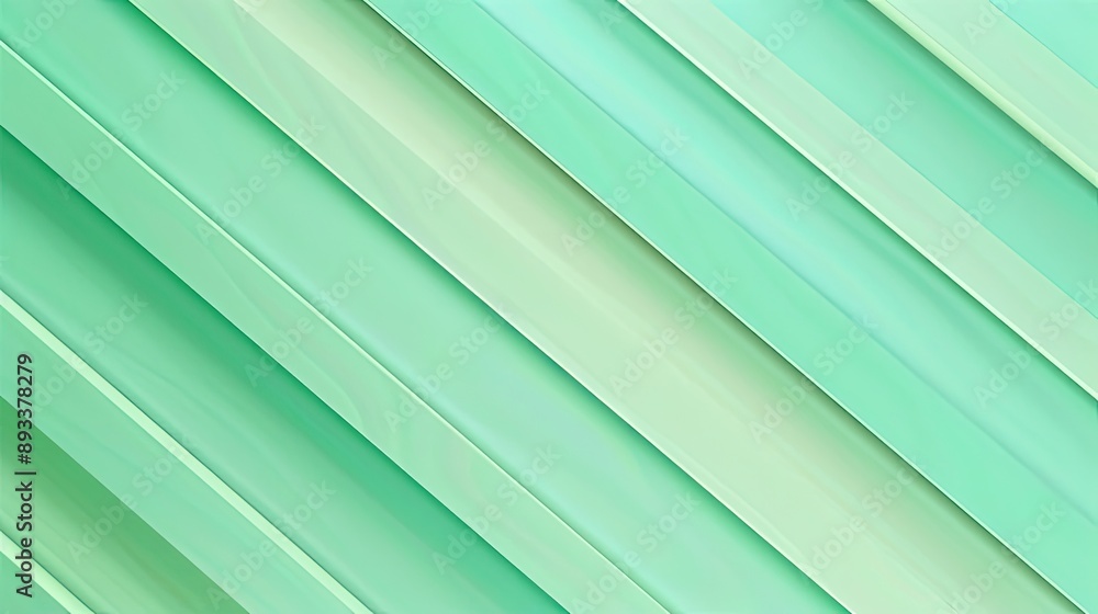 Fototapeta premium Fresh seafoam green background with marine stripes great for a tranquil wallpaper
