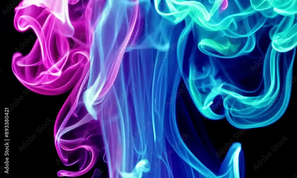 Vertical video of abstract neon smoke background 4K hyperrealistic video Vertical video of abstract neon smoke background 4K hyperrealistic video