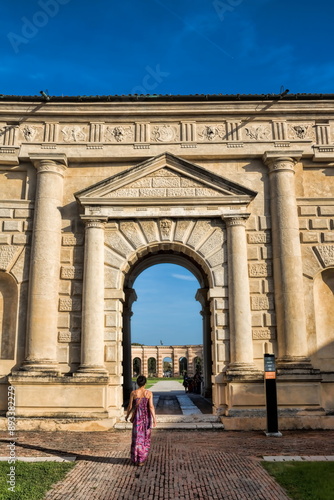 Obraz na płótnie mantua, italien - palazzo del te w salonie