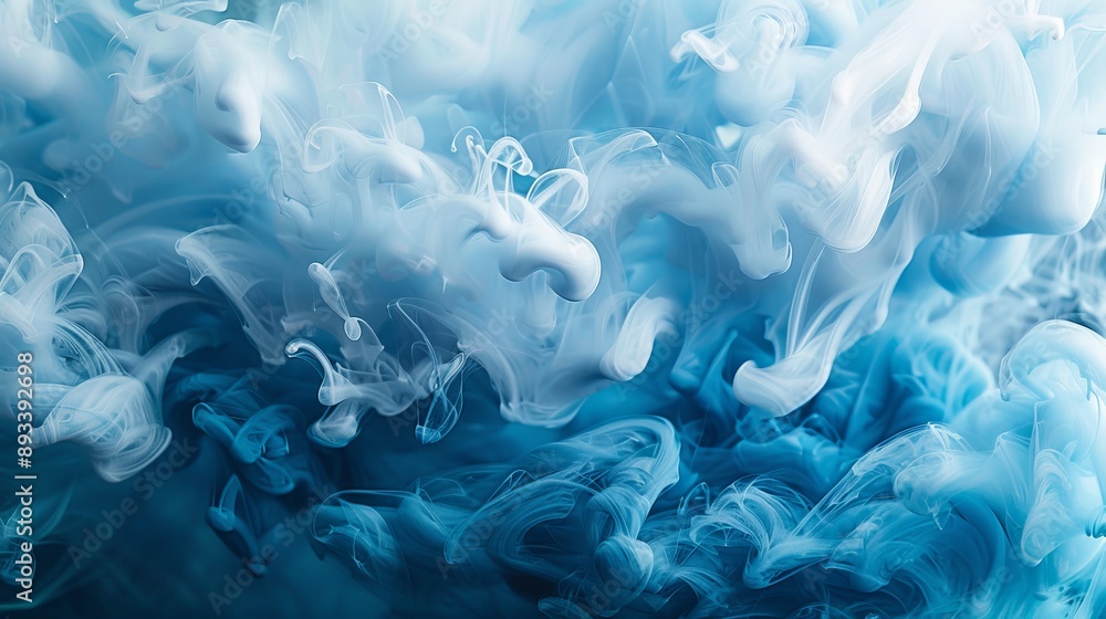 Mesmerizing Ink Fusion Captivating Blue and White Swirls for Inspiring Designs Mesmerizing Ink Fusion Captivating Blue and White Swirls for Inspiring Designs