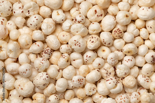  Dried Lotus seed full frame close up as background