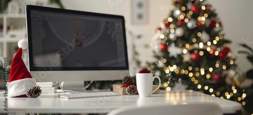 Christmas Computer Desk