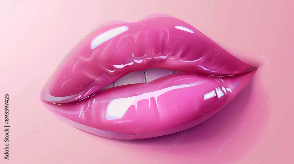 Vibrant Pink Lipstick Stroke A Luxurious Splash of Color and Texture Vibrant Pink Lipstick Stroke A Luxurious Splash of Color and Texture