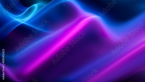 Abstract wallpaper with glowing plasma, neon purple waves, lines, smoke, cloud, vapor, fire, flames, motion effect.