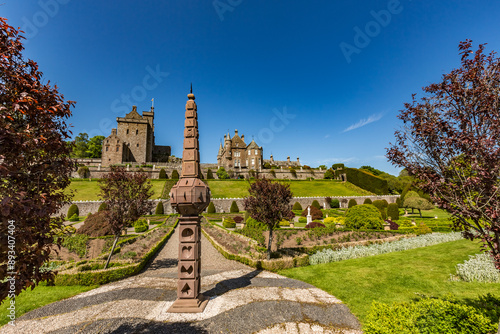 Drummond Castle Gardens, Perthshire, Scotland, UK photo