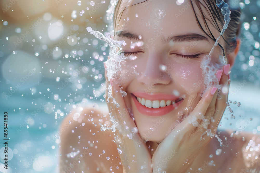 Revitalize your skin care routine with splashes of water for perfect hydration and a refreshing glow Revitalize your skin care routine with splashes of water for perfect hydration and a refreshing glow
