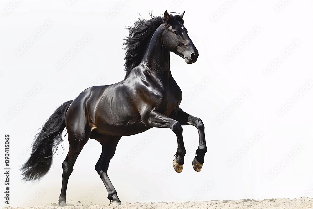 black horse close up black horse close up