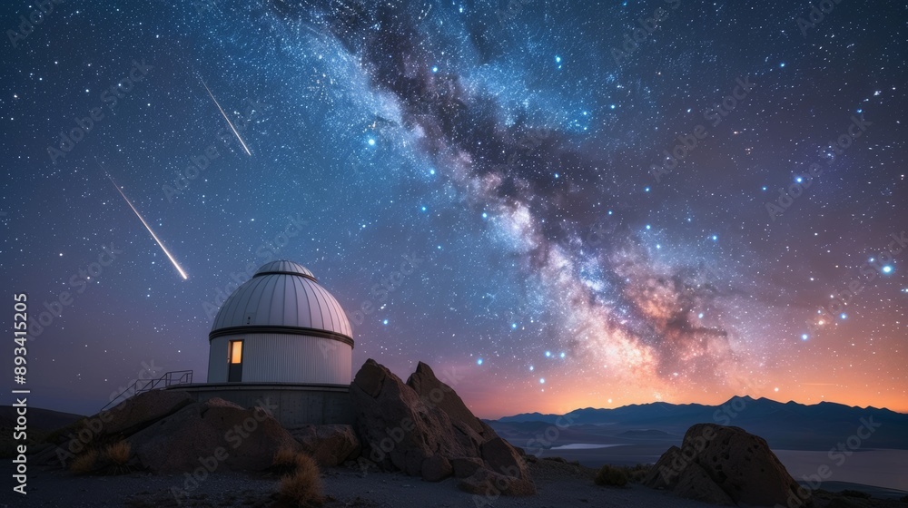 Obraz premium Astronomical observatories.