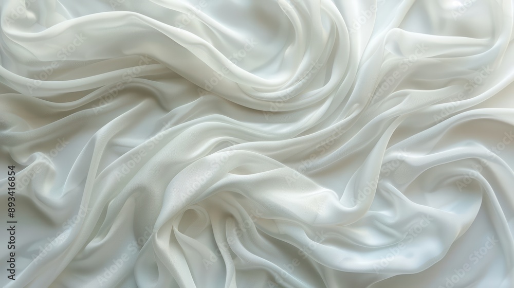 urve of white fabric background urve of white fabric background