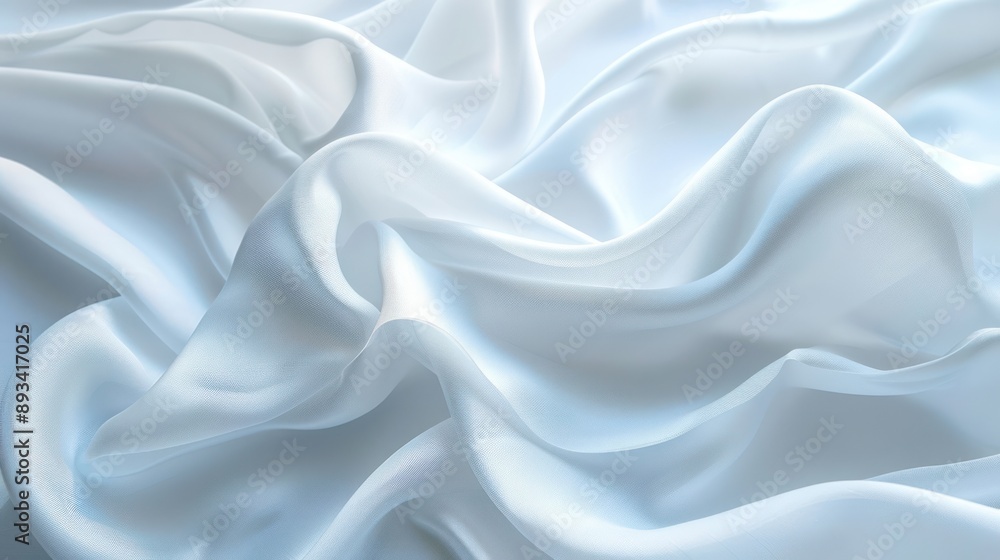 urve of white fabric background urve of white fabric background