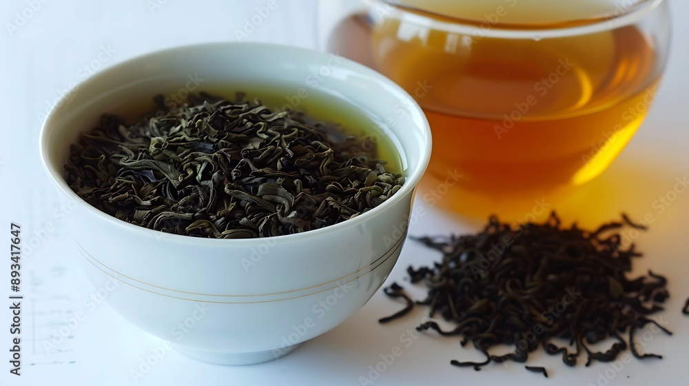 Beverage Green Tea Ko'k choy Central Asia Uzbekistan refreshing Uzbek tea Camellia sinensis white background Beverage Green Tea Ko'k choy Central Asia Uzbekistan refreshing Uzbek tea Camellia sinensis white background