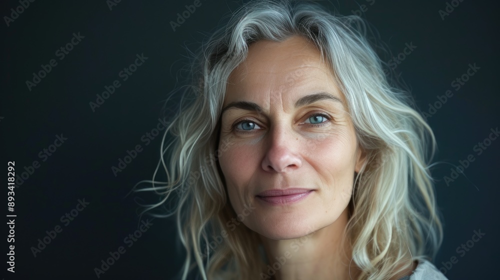 Genuine Expression of a Mature Woman Embracing Her Age Genuine Expression of a Mature Woman Embracing Her Age