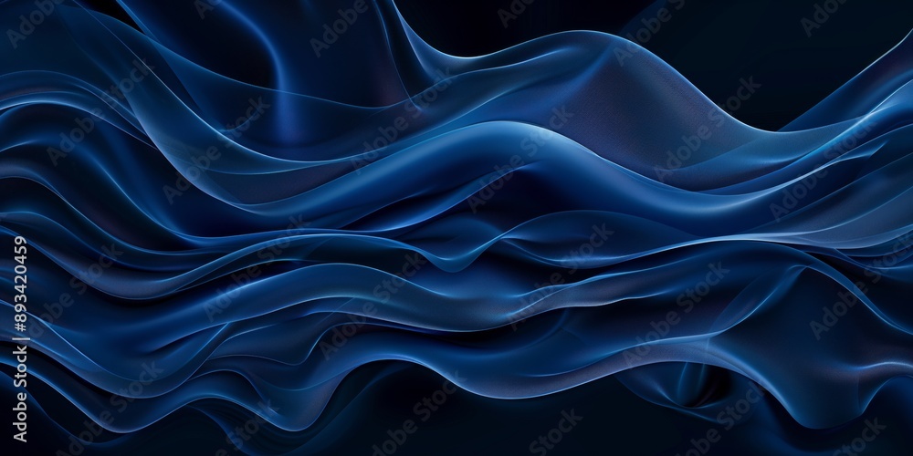 Abstract background with wavy elements and dynamic style in dark blue tones. Abstract background with wavy elements and dynamic style in dark blue tones.