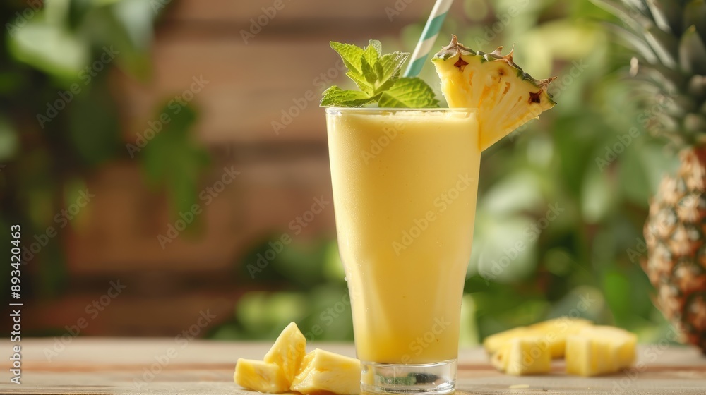 Refreshing Pineapple Smoothie Refreshing Pineapple Smoothie