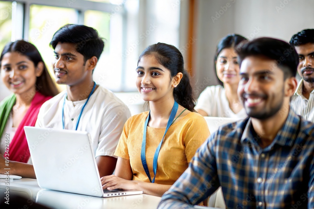 Indian college students participating in workshop
Indian college students participating in workshop