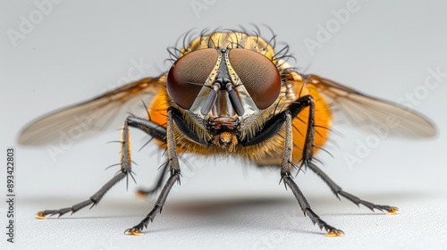 Close-up of a Tachinid Fly photo