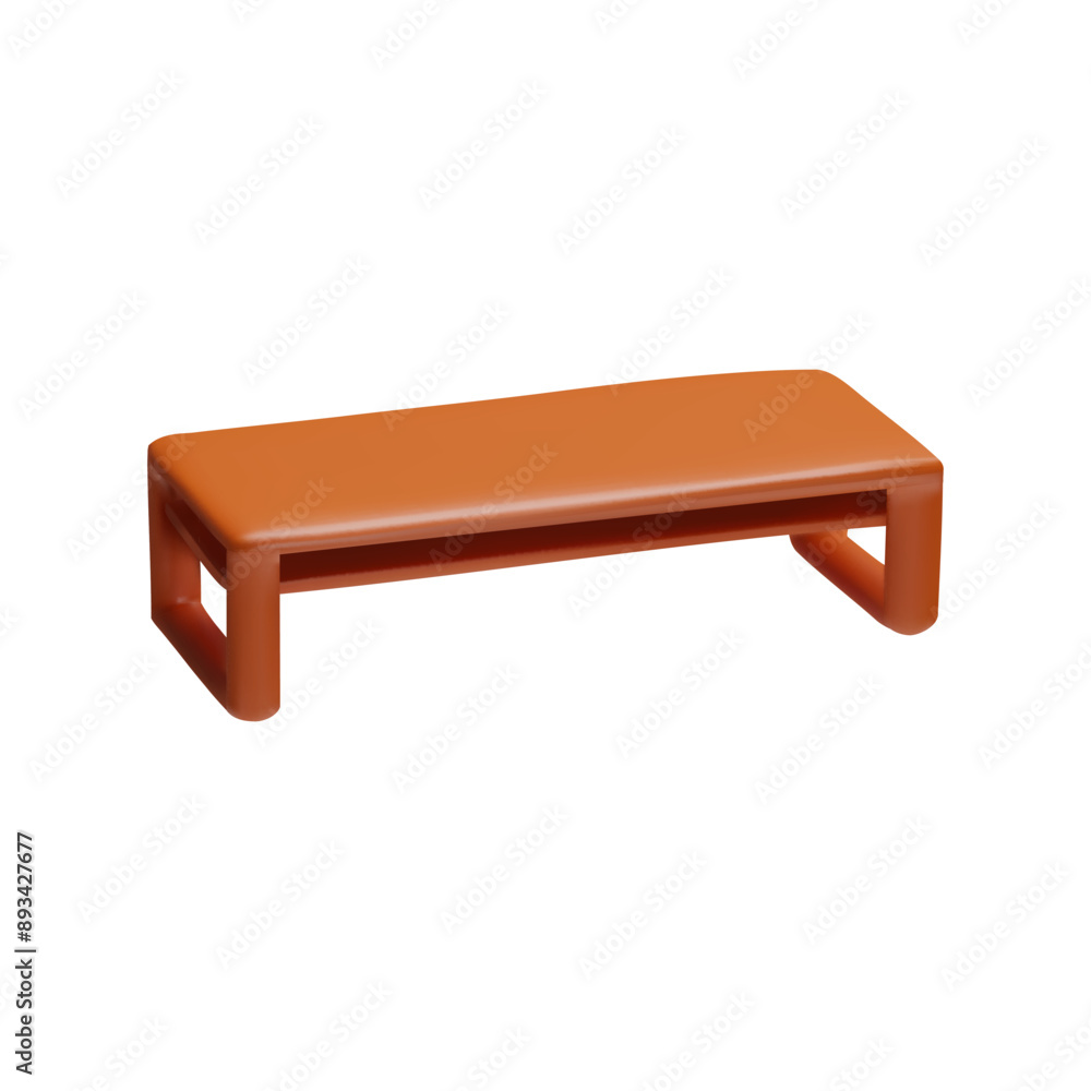 Realistic wooden rectangular table on isolated background. Realistic wooden rectangular table on isolated background.