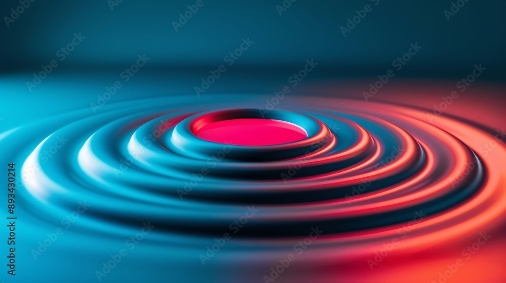 Concentric circles in ripple effects, science discovery pattern, fluid mechanics Concentric circles in ripple effects, science discovery pattern, fluid mechanics
