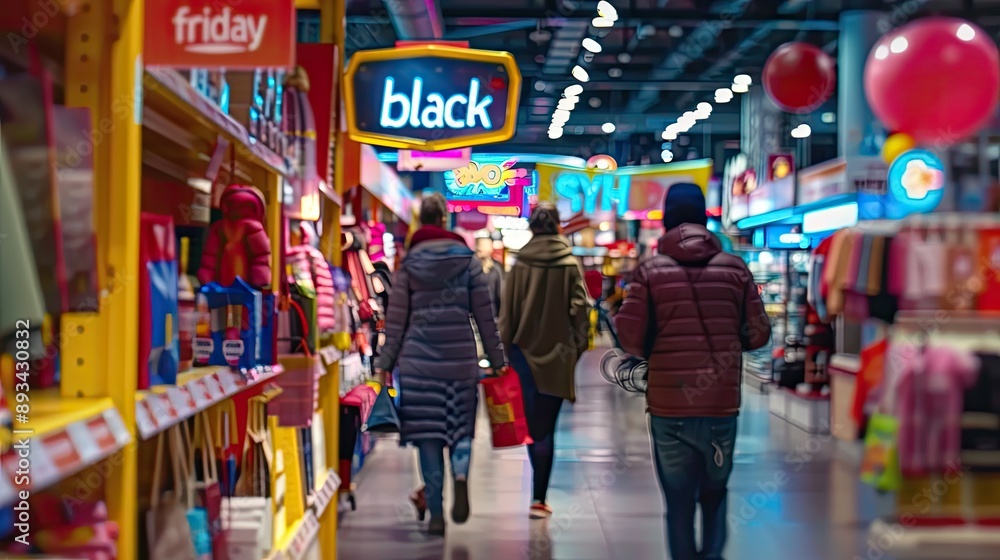 trolley sign black friday. selective focus trolley sign black friday. selective focus