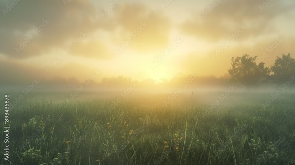 Fototapeta premium 朝焼けの風景