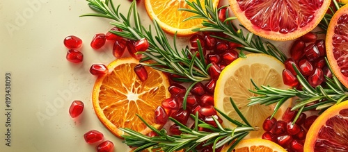 A vibrant mix of pomegranat...
