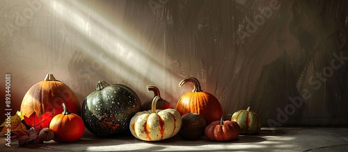 A fall themed poster featur...