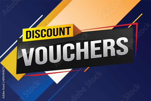 discount voucher vouchers special offer poster banner graphic design icon logo sign symbol social media website coupon advertising store shop online, website, landing page

