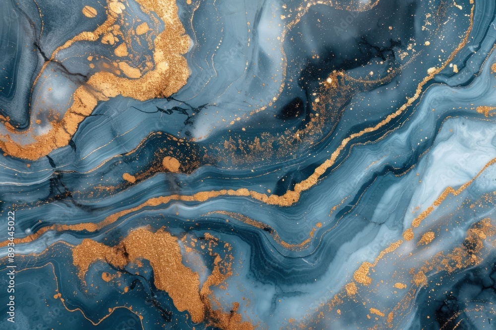 Fototapeta premium Marble backgrounds pattern blue.