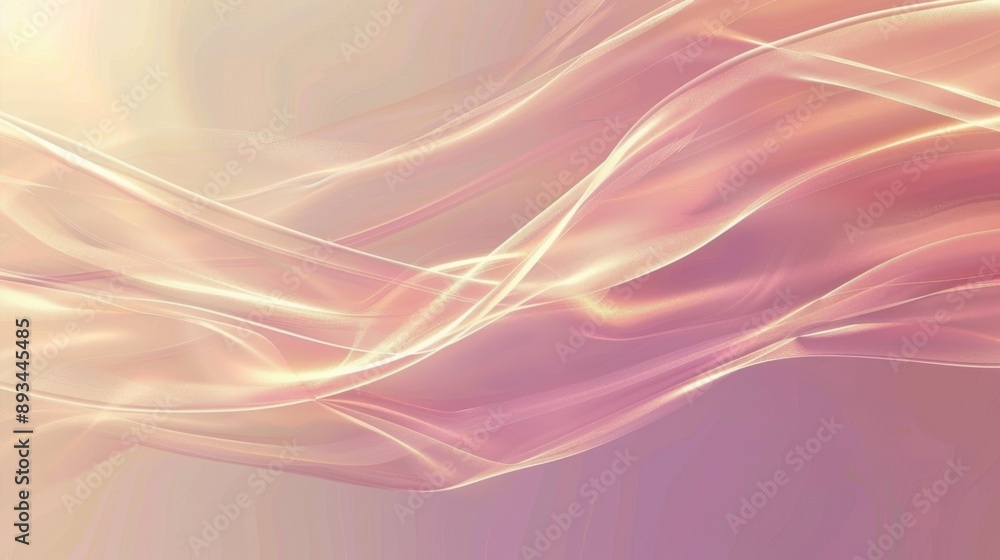 Abstract Pink and Peach Flowing Silk Background Abstract Pink and Peach Flowing Silk Background