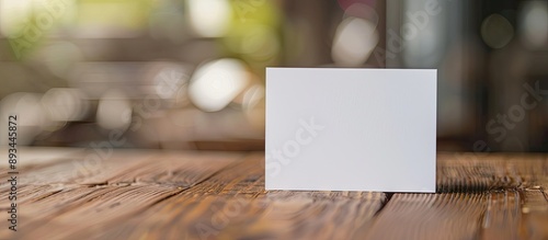 Display a white card agains...