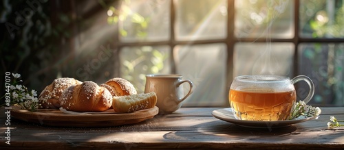 Gourmet breakfast image wit...