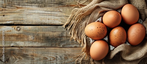 Eggs displayed with copy sp...
