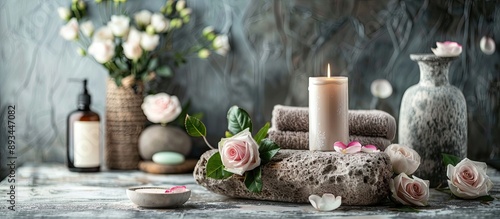 A serene arrangement of spa...