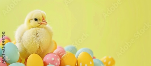 Easter greeting card with a...