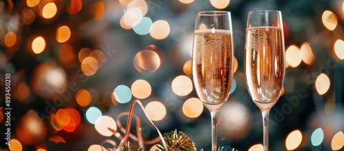 Celebratory champagne glass...