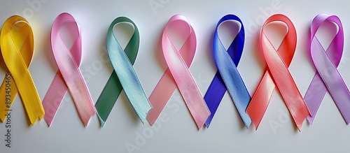 Various ribbons representin...