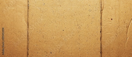 Thick fibrous yellow cardbo...