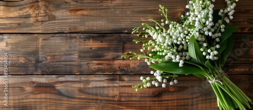 Aerial view of lilies of th...